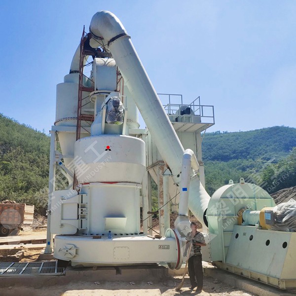 Complete dry limestone grinding production line