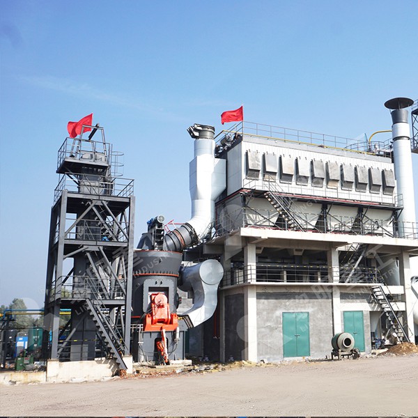 LM Vertical Roller Mill with acoustic enclosure for limestone grinding