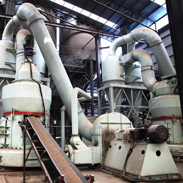 Limestone grinding plant with automatic control system